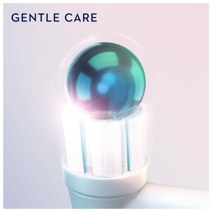 Braun Oral-B iO Gentle Care Testina per Spazzolino 4 Pezzi Blu-Bianco