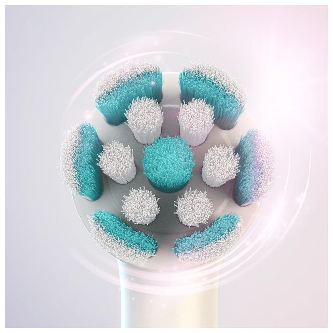 Braun Oral-B iO Gentle Care Testina per Spazzolino 4 Pezzi Blu-Bianco