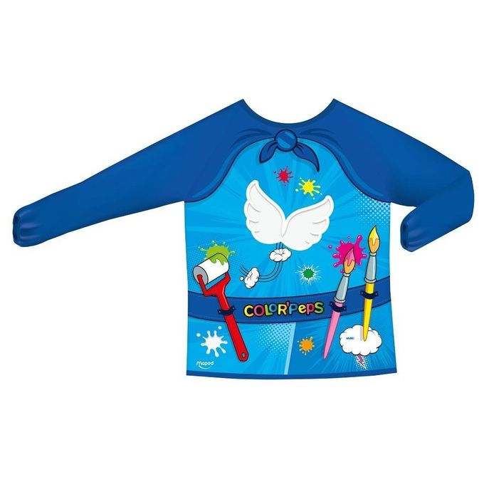 Maped Grembiule Maniche Lunghe Blu