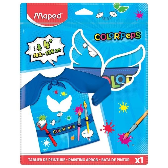 Maped Grembiule Maniche Lunghe Blu
