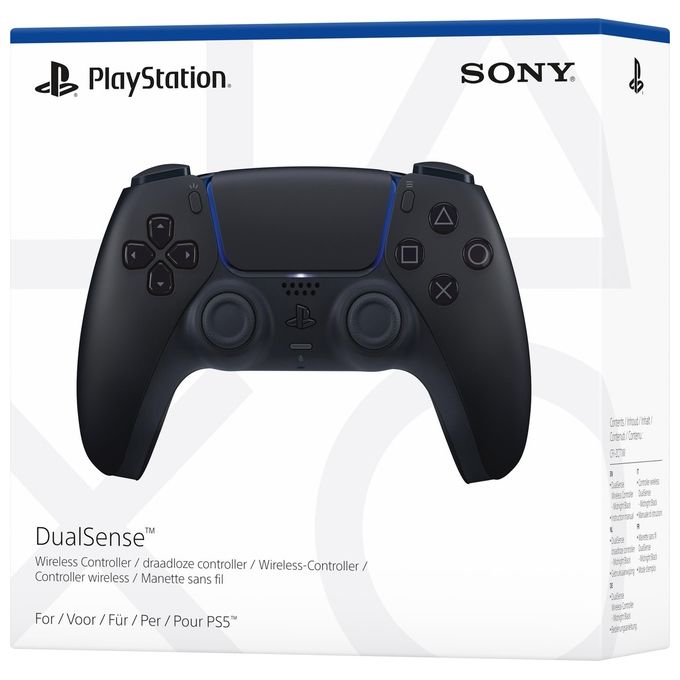 Playstation, Controller Wireless DualSense, Midnight Black, Per PlayStation 5