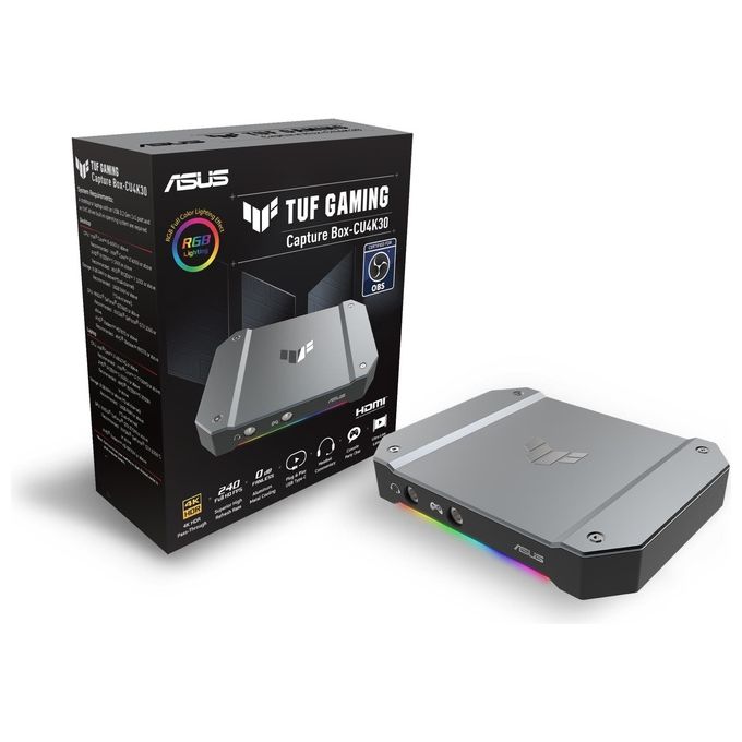 ASUS TUF GAMING CAPTURE BOX-CU4K30 Scheda di Acquisizione Video Usb 3.2 Gen 1