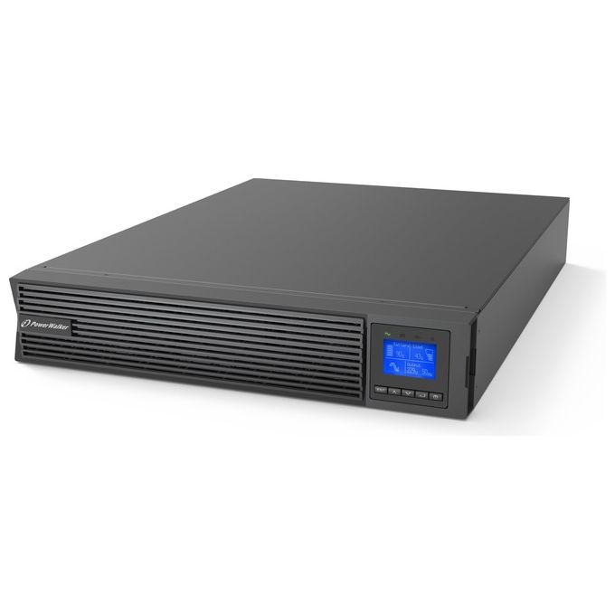 PowerWalker VFI 3000 ICR IoT Gruppo di Continuita' UPS Doppia Conversione Online 3 kVA 3000 W 9 Prese AC