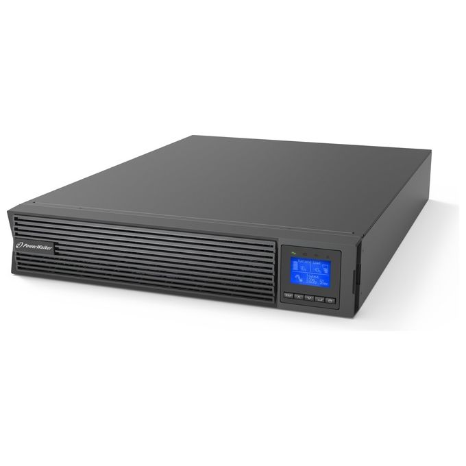 PowerWalker VFI 3000 ICR IoT Gruppo di Continuita' UPS Doppia Conversione Online 3 kVA 3000 W 9 Prese AC