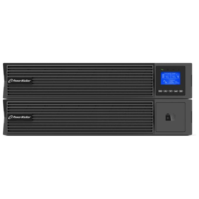 PowerWalker VFI 3000 ICR IoT Gruppo di Continuita' UPS Doppia Conversione Online 3 kVA 3000 W 9 Prese AC