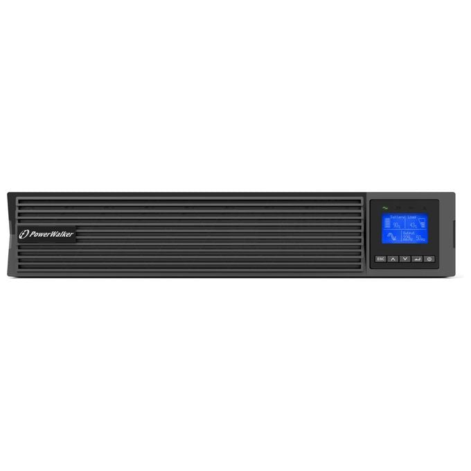 PowerWalker VFI 3000 ICR IoT Gruppo di Continuita' UPS Doppia Conversione Online 3 kVA 3000 W 9 Prese AC