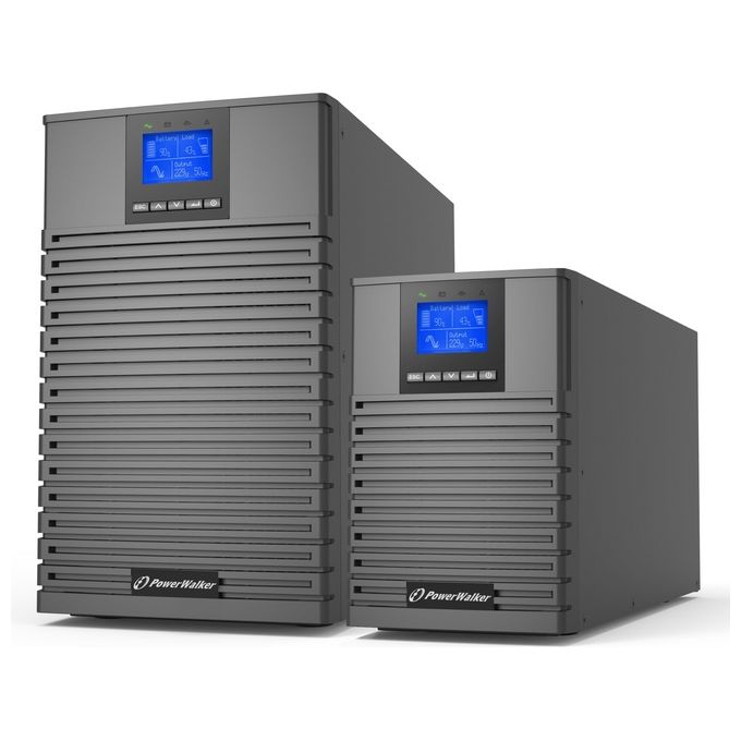 PowerWalker VFI 2000 ICT IoT Gruppo di Continuita' UPS Doppia Conversione Online 2 kVA 2000 W 8 Prese AC