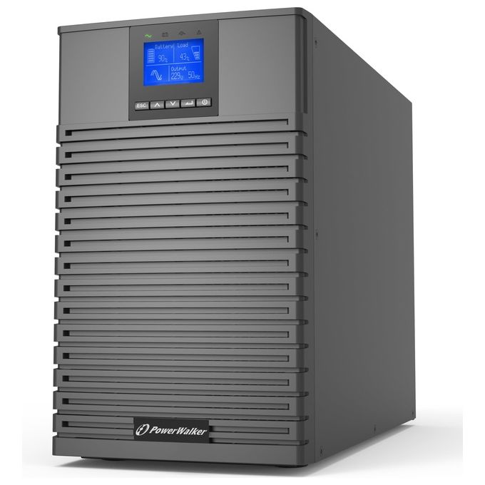 PowerWalker VFI 2000 ICT IoT Gruppo di Continuita' UPS Doppia Conversione Online 2 kVA 2000 W 8 Prese AC