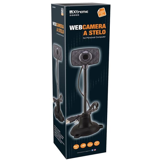 Xtreme Videogames Webcam PC Usb 3.0mxpl con Stelo Win 7-8-9-10 Linux Mac