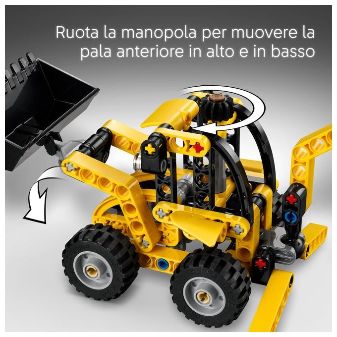 LEGO Scavatrice a Cucchiaia Rovescia 42197 Technic Costruzioni avanzate per appassionati con dettagli realistici di movimento e design robusto