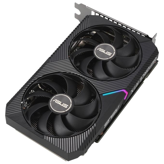 ASUS Dual GeForce RTX 3060 V2 OC Edition Scheda Grafica 12 GB GDDR6 PCIe 4.0 1 HDMI 2.1 3 DisplayPort 1.4a Overclock Due Ventole Axial-Tech PSU Consigliata 650W GPU Tweak II LHR Nero