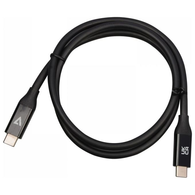V7 V7USB4-80CM Cavo USB 0.8mt Usb C Nero