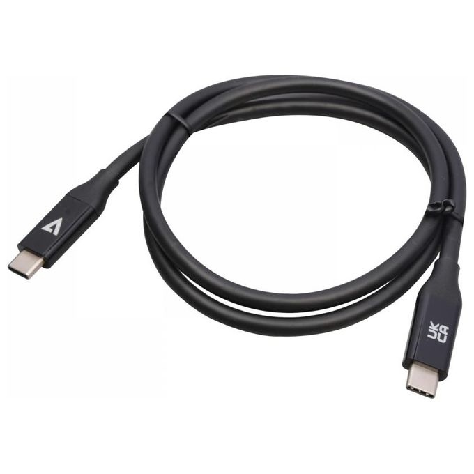 V7 V7USB4-80CM Cavo USB 0.8mt Usb C Nero
