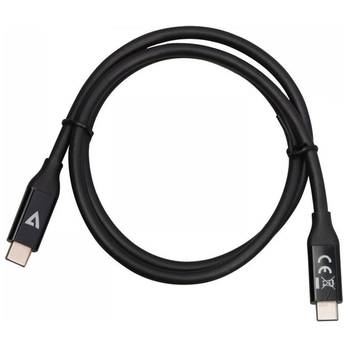 V7 V7USB4-80CM Cavo USB 0.8mt Usb C Nero