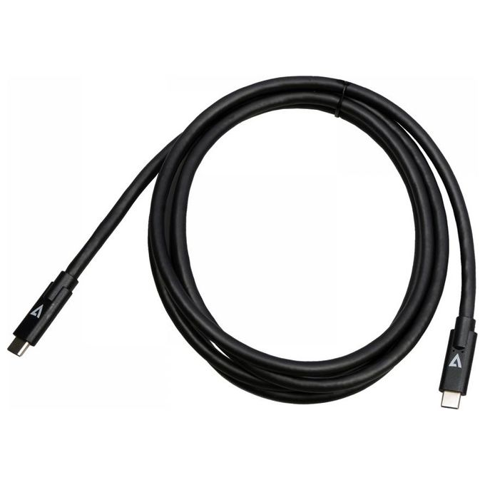 V7 V7USBC10GB-2M Cavo Usb Usb 3.2 Gen 2 Usb C Nero