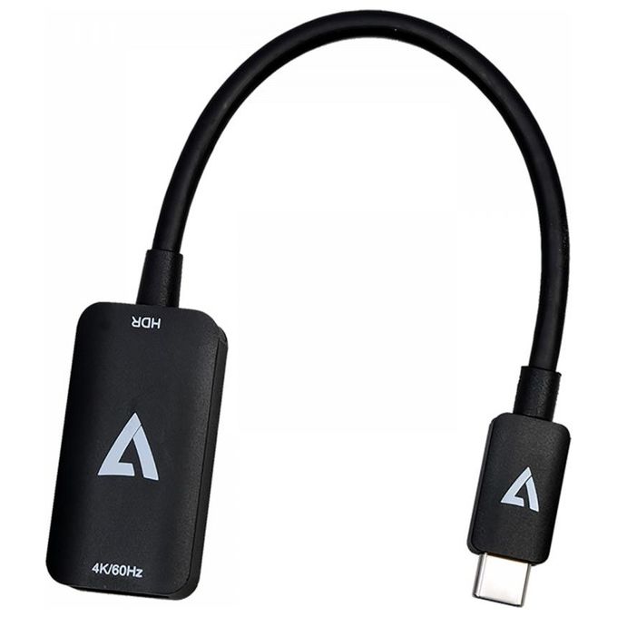 V7 V7USBCHDMI4K60HZ Adattatore Hdmi Tipo A Standard Usb Tipo-C Nero