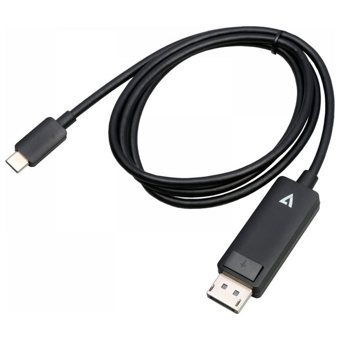 V7 V7USBCDP14-1M Cavo DisplayPort Usb Tipo-C Nero