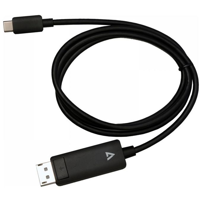 V7 V7USBCDP14-1M Cavo DisplayPort Usb Tipo-C Nero