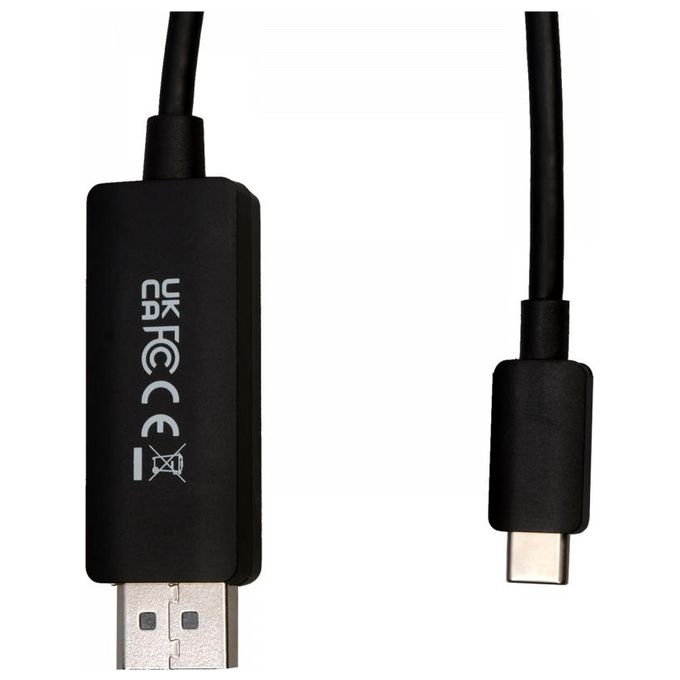 V7 V7USBCDP14-1M Cavo DisplayPort Usb Tipo-C Nero