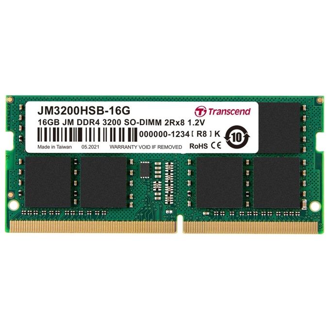 Transcend JetRam JM3200HSB-16G Memoria Ram 16Gb DDR4 3200 MHz