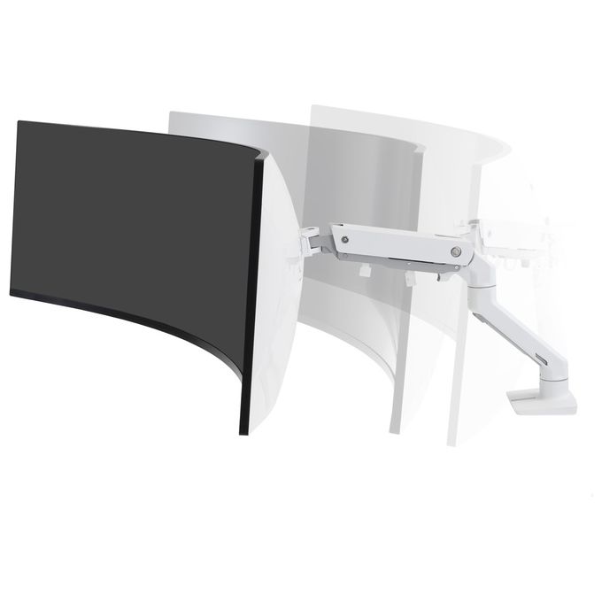 Ergotron HX Kit Montaggio Monitor Bianco Dimensione Schermo fino a 49