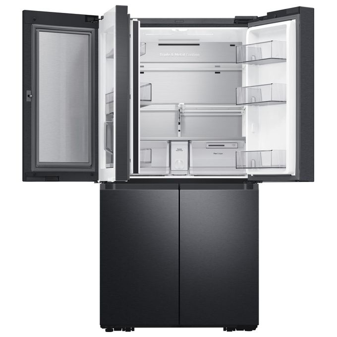 Samsung RF65A977FB1-EF Frigorifero Side by Side Family Hub Capacita' 637 Litri Classe energetica F Total No Frost Metal Cooling 182,5 cm Nero Black
