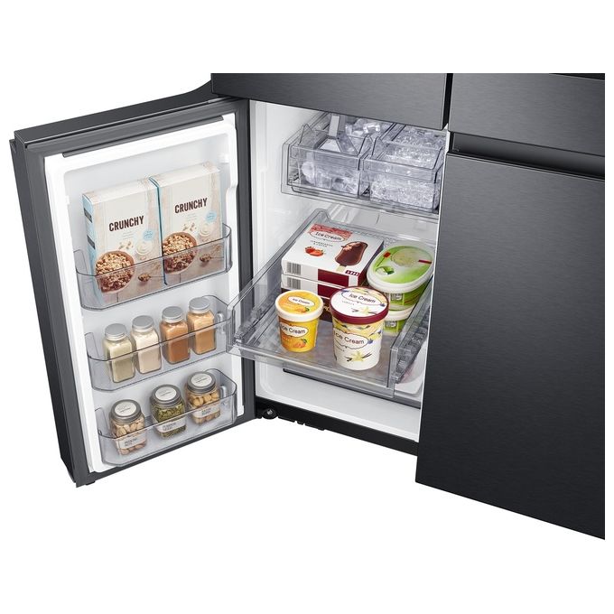 Samsung RF65A977FB1-EF Frigorifero Side by Side Family Hub Capacita' 637 Litri Classe energetica F Total No Frost Metal Cooling 182,5 cm Nero Black