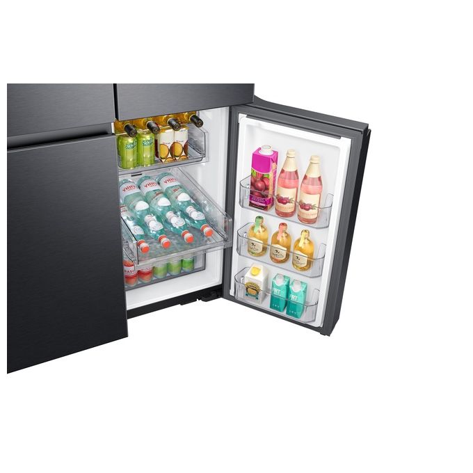 Samsung RF65A977FB1-EF Frigorifero Side by Side Family Hub Capacita' 637 Litri Classe energetica F Total No Frost Metal Cooling 182,5 cm Nero Black