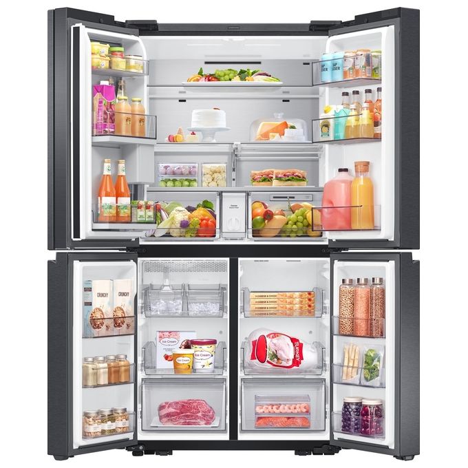 Samsung RF65A977FB1-EF Frigorifero Side by Side Family Hub Capacita' 637 Litri Classe energetica F Total No Frost Metal Cooling 182,5 cm Nero Black