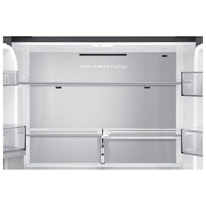 Samsung RF65A977FB1-EF Frigorifero Side by Side Family Hub Capacita' 637 Litri Classe energetica F Total No Frost Metal Cooling 182,5 cm Nero Black