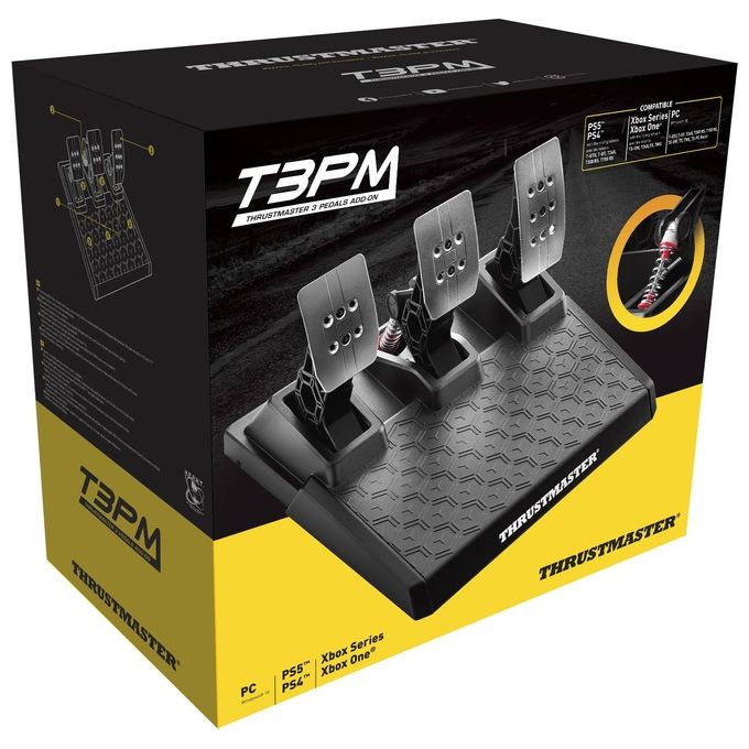 Thrustmaster T3PM - 3 Pedals set magnetico per PS5 - PS4 - Xbox Series X-S - Xbox One - PC