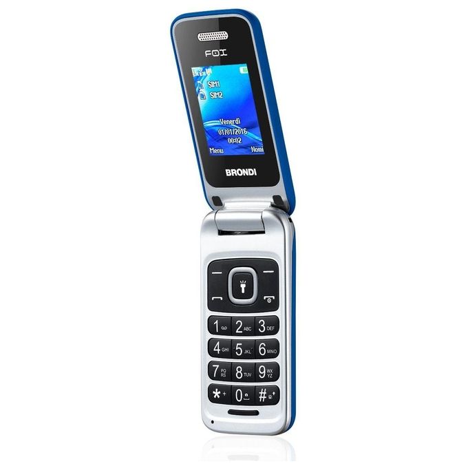 Brondi Cellulare Fox Azzurro Dual Sim