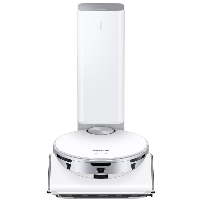 Samsung Jet Bot AI Aspirapolvere Robot 0.2 Litri Senza Sacchetto Argento-Bianco