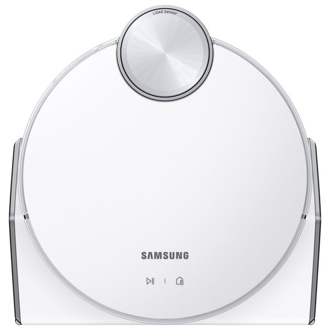 Samsung Jet Bot AI Aspirapolvere Robot 0.2 Litri Senza Sacchetto Argento-Bianco