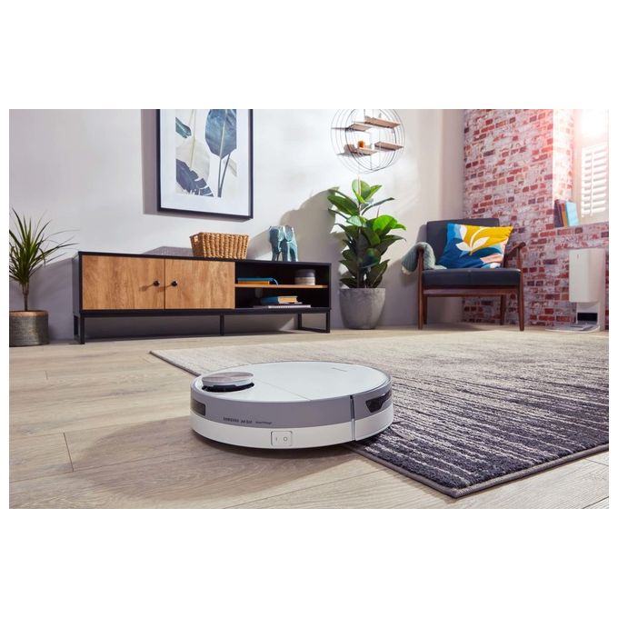 Samsung VR8500T Aspirapolvere Robot 0.3 Litri Senza Sacchetto Bianco