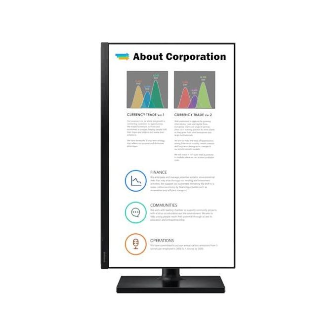 Samsung Monitor Flat 27'' LF27T450FZU 1920x1080 Tempo di risposta 5 ms