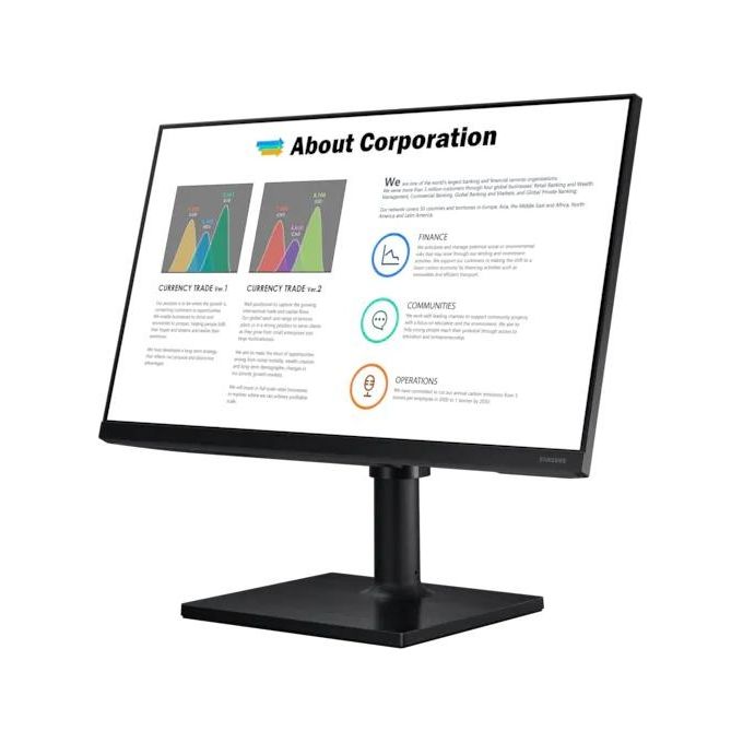 Samsung Monitor Flat 27'' LF27T450FZU 1920x1080 Tempo di risposta 5 ms