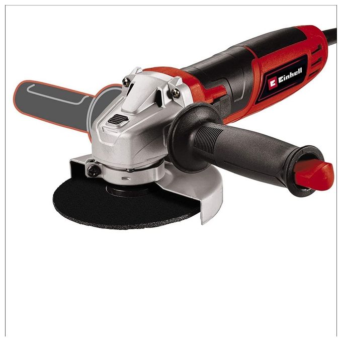 Einhell 4430971 TC-AG 125-850 Smerigliatrice Angolare 850 W 12000 rpm disco 125 mm colore Nero Rosso