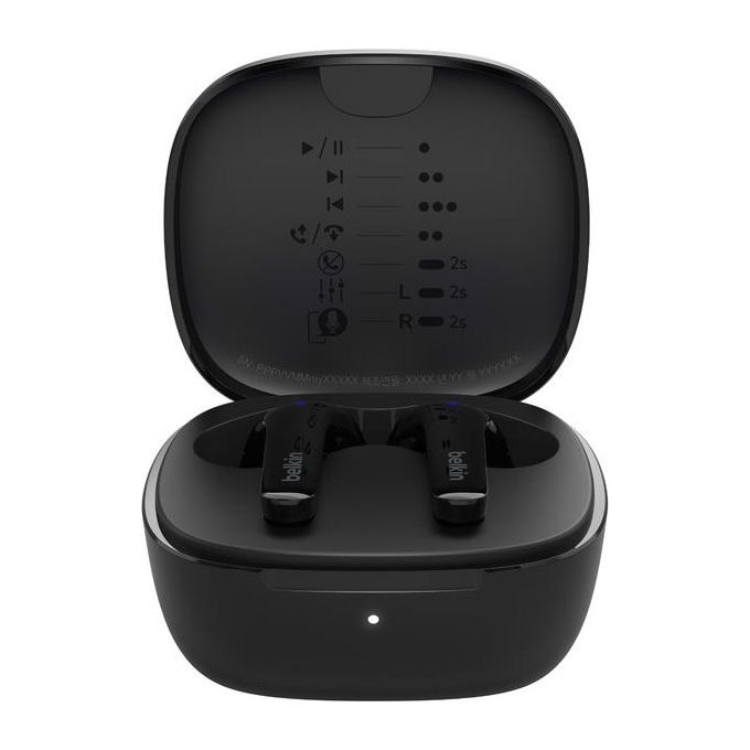 Belkin SoundForm Motion Auricolare True Wireless Stereo (TWS) In-Ear Bluetooth Nero