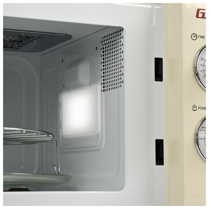 Girmi FM2105 Design Vintage Forno a Microonde con Grill Capacita' 20 Litri Potenza 700+800W 3 modalita' di cottura Crema