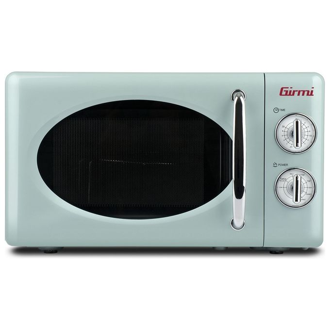 Girmi FM2100 Design Vintage Forno Microonde con Grill Capacita' 20 Litri Potenza700+800W Funzione scongelamento Verde