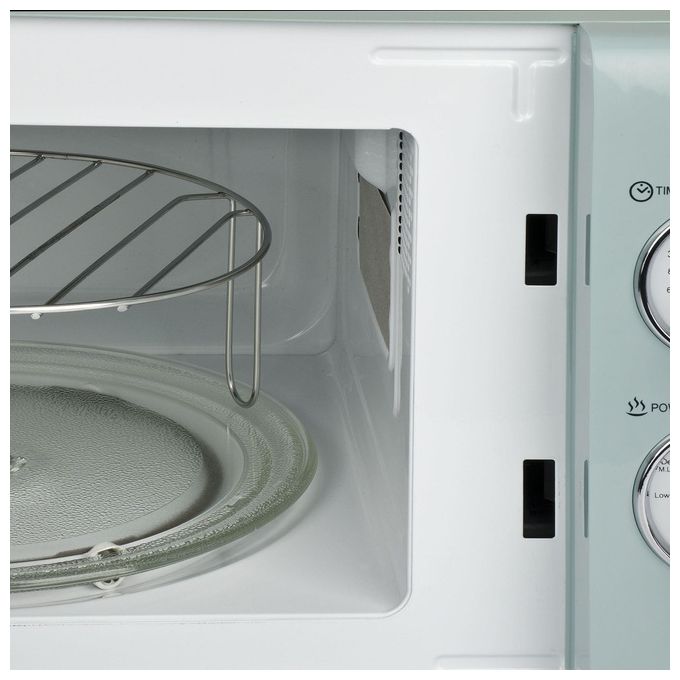 Girmi FM2100 Design Vintage Forno Microonde con Grill Capacita' 20 Litri Potenza700+800W Funzione scongelamento Verde