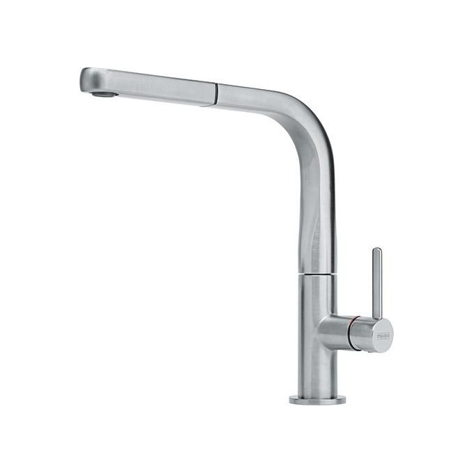 Franke 115.0259.976 Sinos Doccia Miscelatore  monocomando con canna girevole 360° e Doccetta orientabile monogetto Acciaio optical