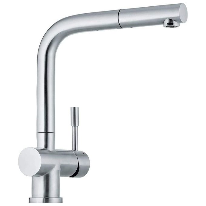 Franke 115.0331.246 Atlas window Miscelatore monocomando con doccetta estraibile mono getto e canna girevole 360° Inox Satinato