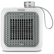 DeLonghi HFX10B03.GR Termoventilatore Stufa elettrica da Scrivania 360 Watt colore Bianco e Verde Salvia Capsule Desk