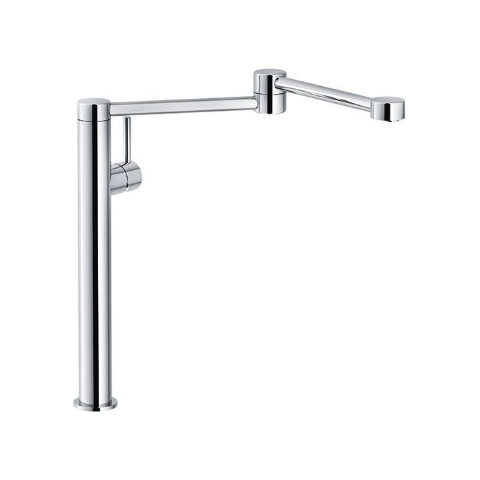 Franke Pescara Pot Filler Miscelatore monocomando con canna girevole 360° Doppio scatto per regolazione flusso Cromato 115.0469.764