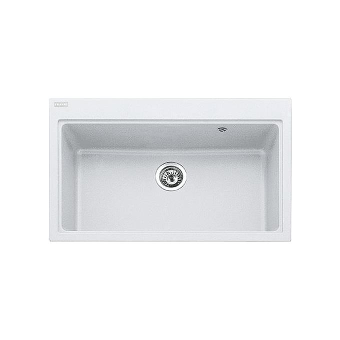 Franke MRG 610-80 Lavello Sintetico da Incasso Standard Serie Maris 1 Vasca 80 cm Bianco 114.0568.533