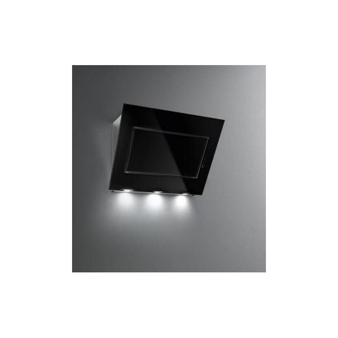 Falmec CQPN90.E1P2#ZZZN491F Cappa a Parete Quasar 90 Green Tech Classe energetica A+++ 90 cm Vetro Nero Lucido 220-240V 50-60Hz