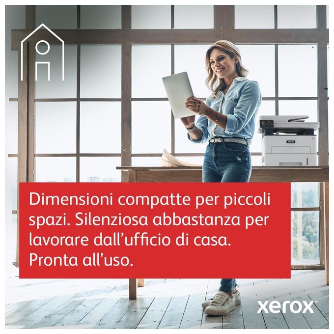 Xerox B305 Stampante Laser Multifunzione Monocromatica A4 600 x 600 dpi per Efficienza e Qualita' nell'Ufficio
