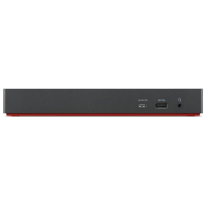 Lenovo 40B00300IT Replicatore di Porte e Docking Station per Notebook Cablato Thunderbolt 4 Nero-Rosso